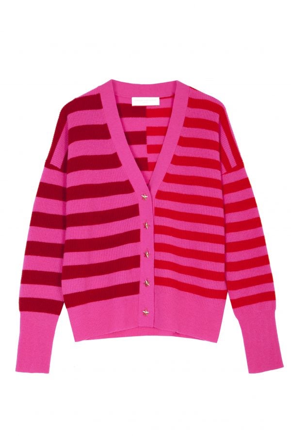 Cocoa Cashmere Neela Cardigan Neon Pink | Thirty Three Boutique | Roberta  Boutique