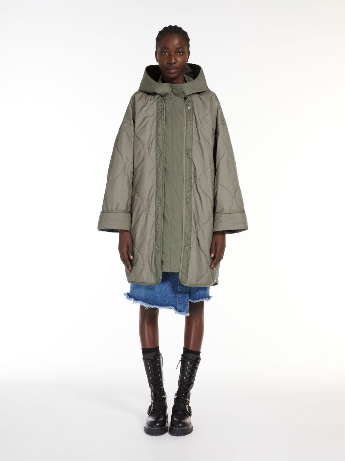 Weekend Max Mara Fumetto Rain Coat Khaki Thirty Three Boutique Roberta Boutique Bournemouth